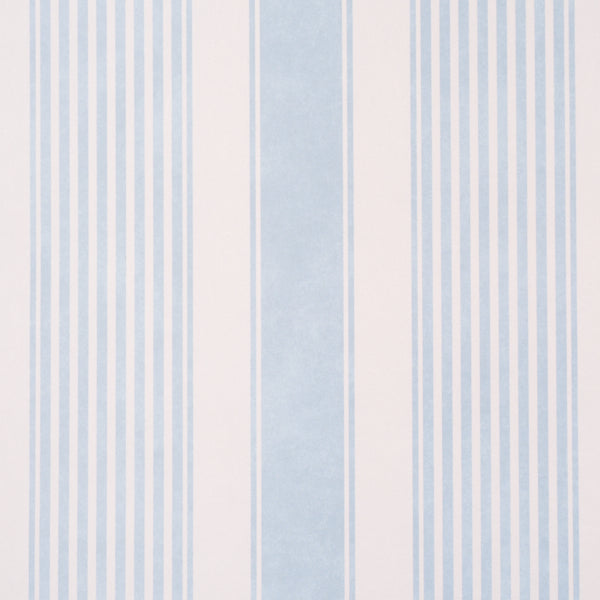Schumacher Summerville Stripe Sky Wallpaper 5018144