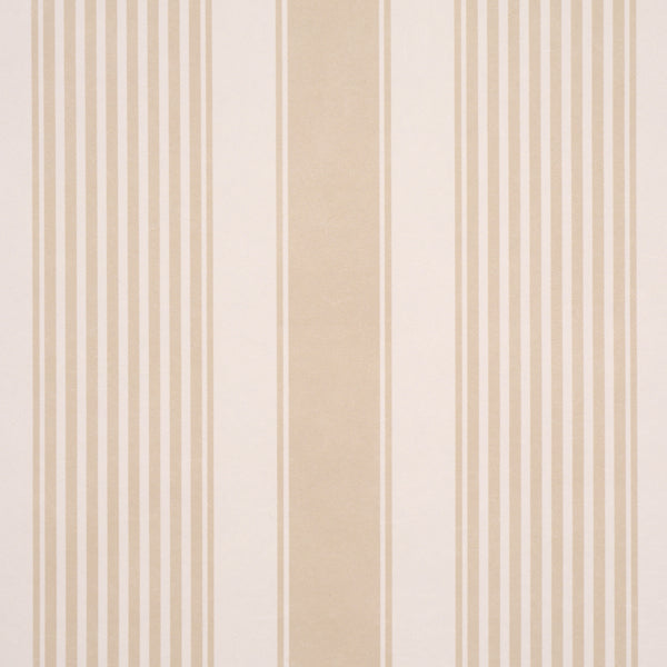 Schumacher Summerville Stripe Birch Wallpaper 5018145