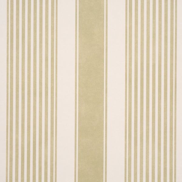 Schumacher Summerville Stripe Celery Wallpaper Sample 5018146