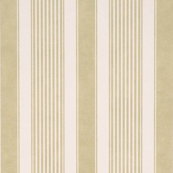 Schumacher Summerville Stripe Celery Wallpaper Sample 5018146