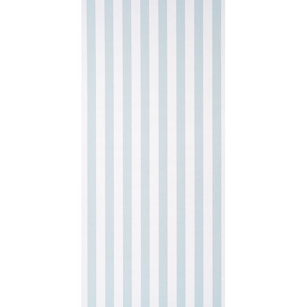 Schumacher Louise Stripe Ice Wallpaper Sample 5018151