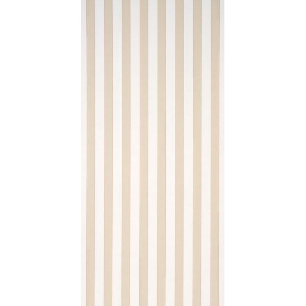 Schumacher Louise Stripe Fawn Wallpaper Sample 5018152