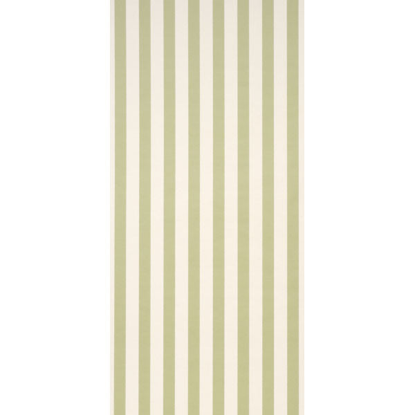 Schumacher Louise Stripe Leaf Wallpaper Sample 5018154