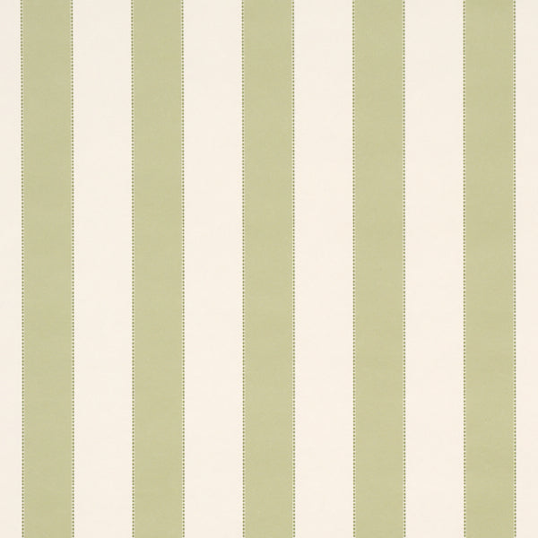 Schumacher Louise Stripe Leaf Wallpaper Sample 5018154