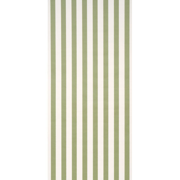 Schumacher Louise Stripe Moss Wallpaper 5018155