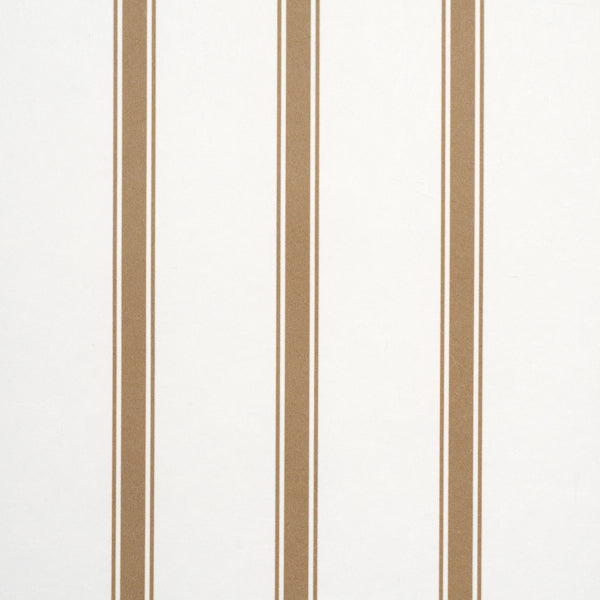 Schumacher Westerly Stripe Burlap Wallpaper Sample 5018161