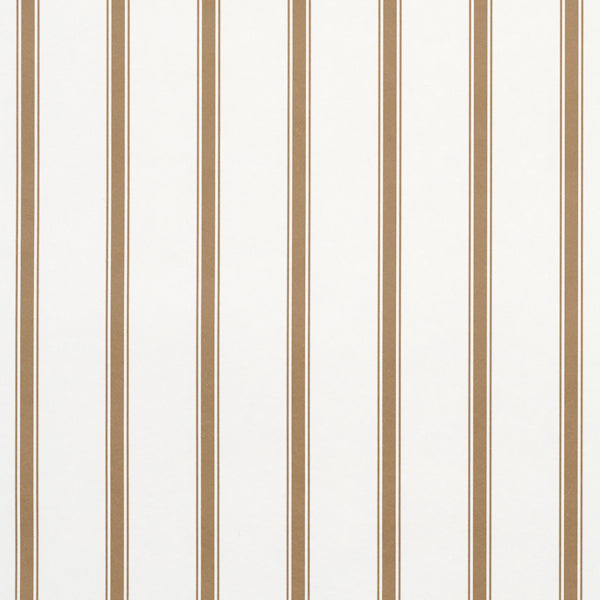 Schumacher Westerly Stripe Burlap Wallpaper Sample 5018161