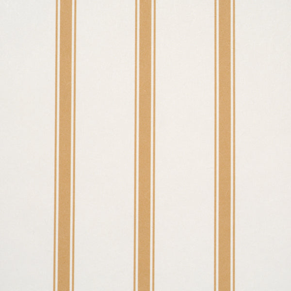Schumacher Westerly Stripe Marigold Wallpaper Sample 5018164