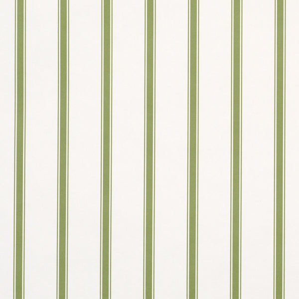 Schumacher Westerly Stripe Moss Wallpaper Sample 5018165