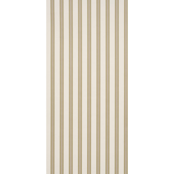 Schumacher Chatham Stripe Driftwood Wallpaper Sample 5018173