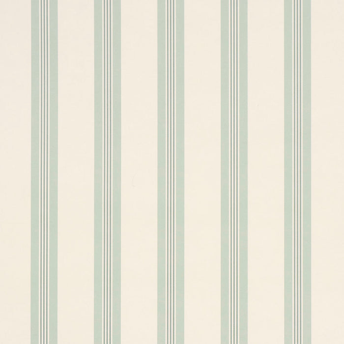 Schumacher Chatham Stripe Celadon Wallpaper 5018175