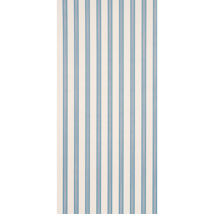 Schumacher Chatham Stripe Delft Wallpaper 5018176