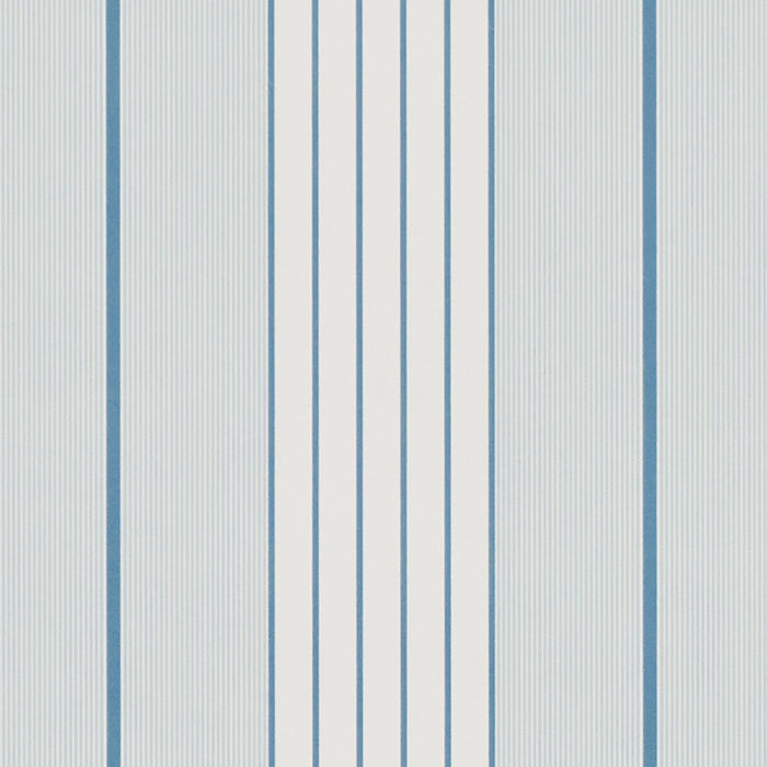 Schumacher Audrey Stripe Blues Wallpaper 5018181