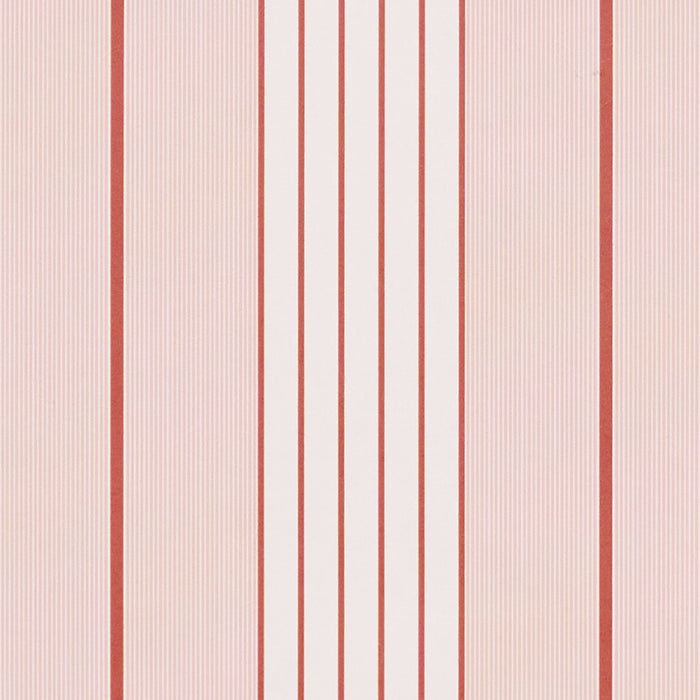 Schumacher Audrey Stripe Pink Wallpaper Sample 5018182