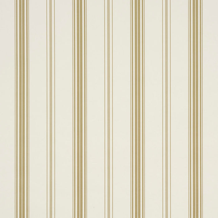 Schumacher Coco Stripe Neutral Wallpaper Sample 5018191