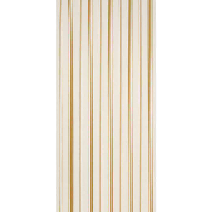 Schumacher Coco Stripe Marigold Wallpaper Sample 5018192