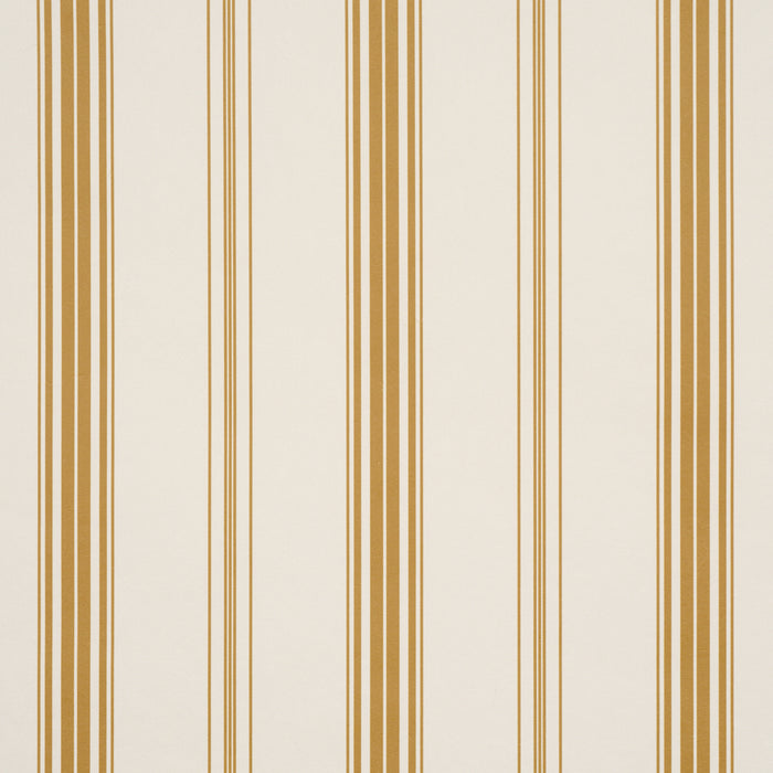 Schumacher Coco Stripe Marigold Wallpaper Sample 5018192