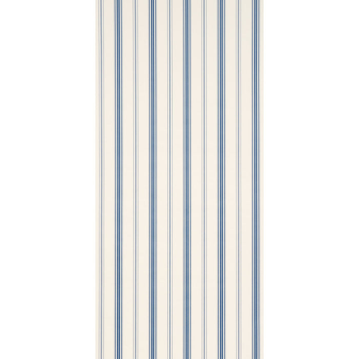 Schumacher Coco Stripe Indigo Wallpaper 5018194