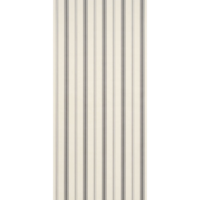 Schumacher Coco Stripe Graphite Wallpaper 5018195