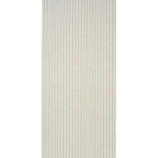 Schumacher Mathis Ticking Stripe Leaf Wallpaper Sample 5018203