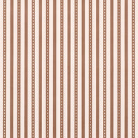 Schumacher Mathis Ticking Stripe Umber Wallpaper 5018205