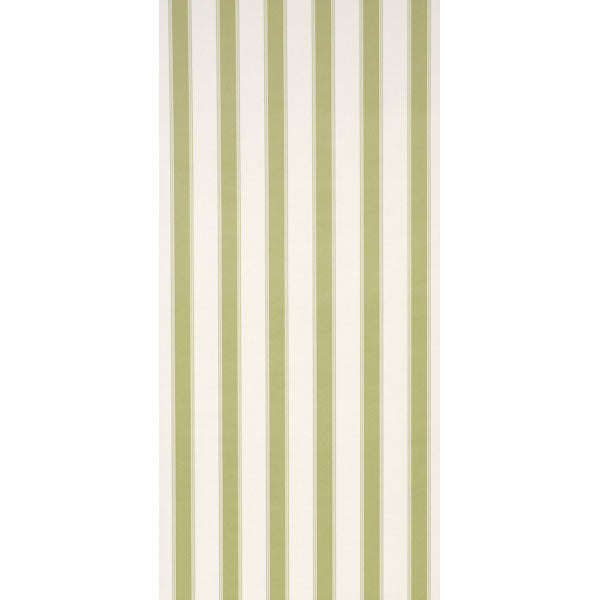 Schumacher Rafe Stripe Leaf Wallpaper Sample 5018211