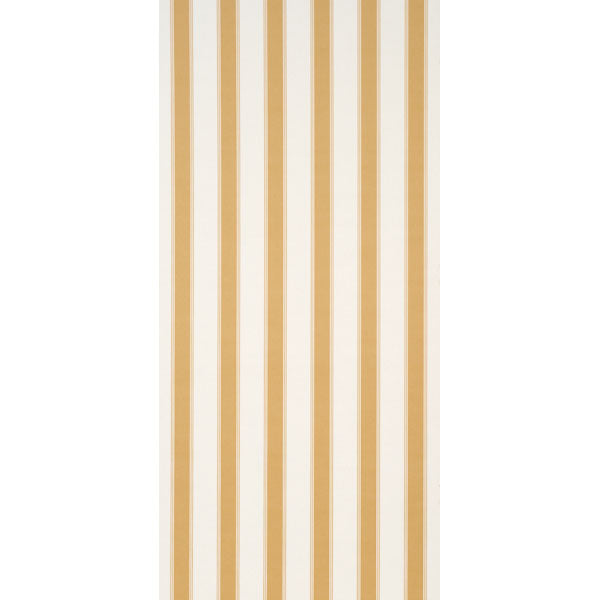 Schumacher Rafe Stripe Marigold Wallpaper Sample 5018212