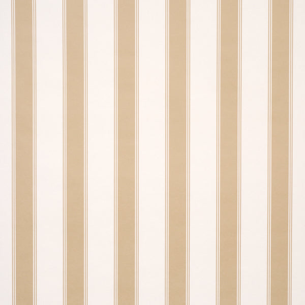 Schumacher Rafe Stripe Neutral Wallpaper 5018213
