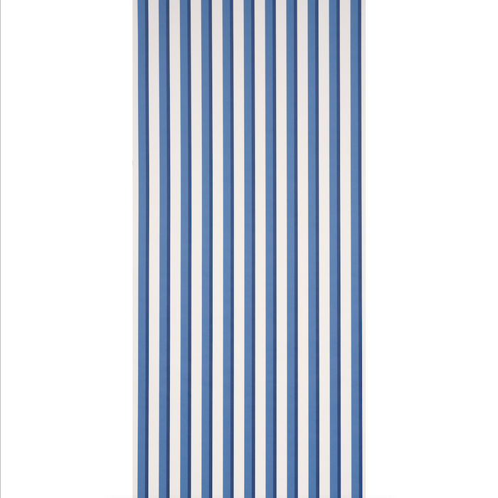 Schumacher Rigsby Stripe Delft Wallpaper Sample 5018221