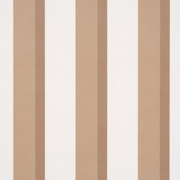 Schumacher Rigsby Stripe Driftwood Wallpaper Sample 5018223