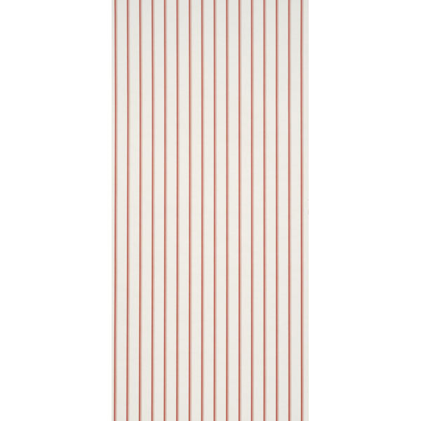 Schumacher Tyla Stripe Terracotta Wallpaper Sample 5018230