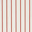 Schumacher Tyla Stripe Terracotta Wallpaper 5018230