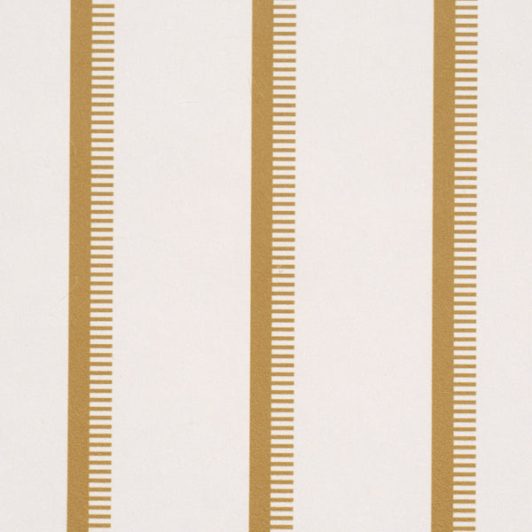 Schumacher Tyla Stripe Dijon Wallpaper Sample 5018231
