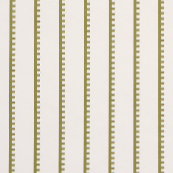 Schumacher Tyla Stripe Olivine Wallpaper 5018232