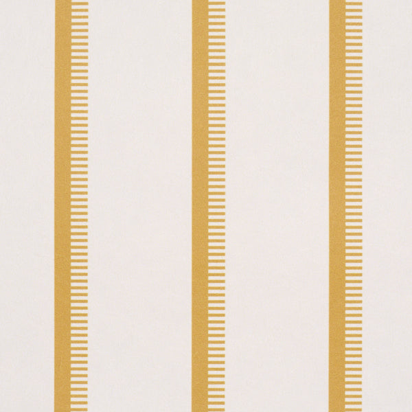 Schumacher Tyla Stripe Butternut Wallpaper Sample 5018233