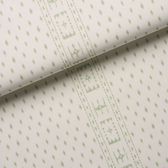 Schumacher Indah Batik Sage Wallpaper 5018240