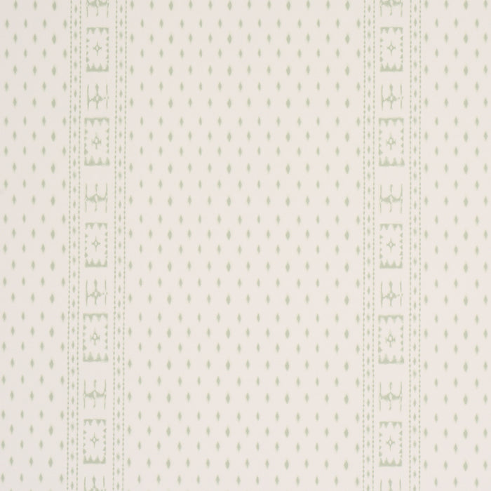 Schumacher Indah Batik Sage Wallpaper Sample 5018240