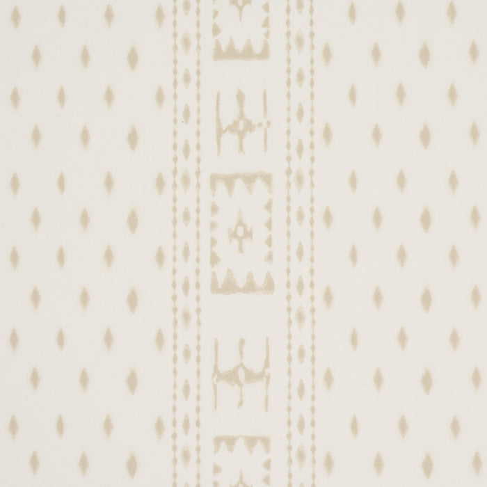 Schumacher Indah Batik Neutral Wallpaper 5018241
