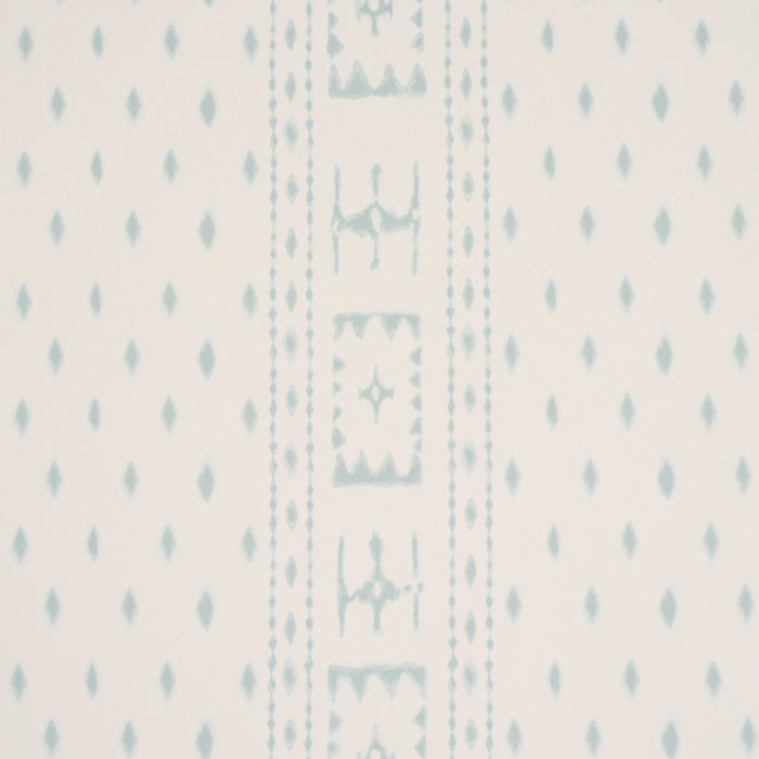Schumacher Indah Batik Aqua Wallpaper 5018242