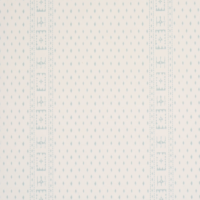 Schumacher Indah Batik Aqua Wallpaper Sample 5018242