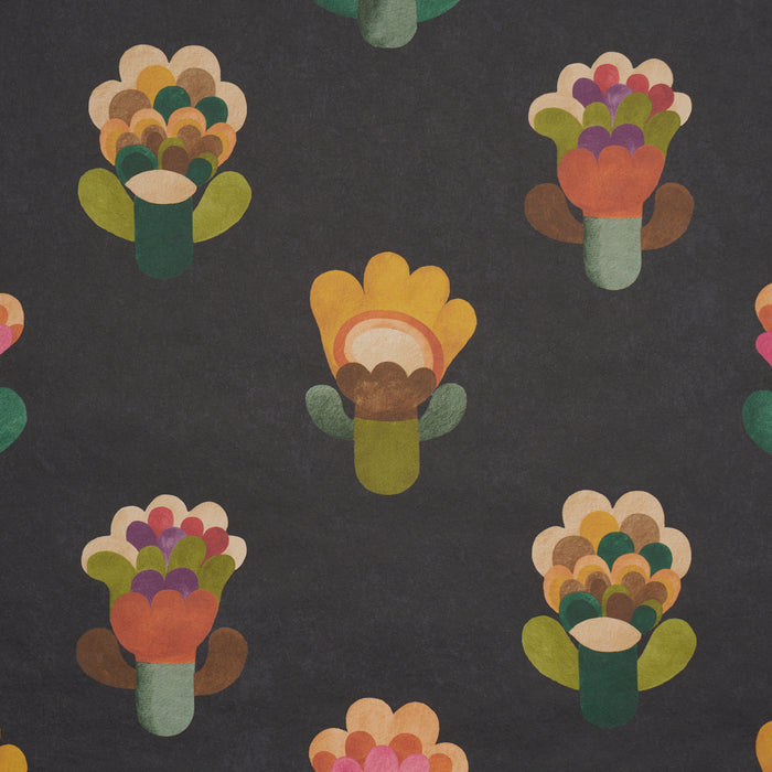 Schumacher Le Jardin Night Wallpaper Sample 5018270