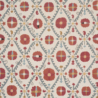 Schumacher Amal Tent Red & Blue Wallpaper 5018280