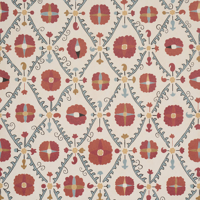 Schumacher Amal Tent Red & Blue Wallpaper 5018280