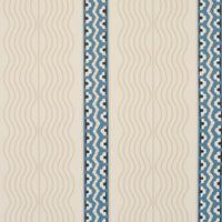 Schumacher Creme Anglaise English Cream/Denim Blue Wallpaper 5018302