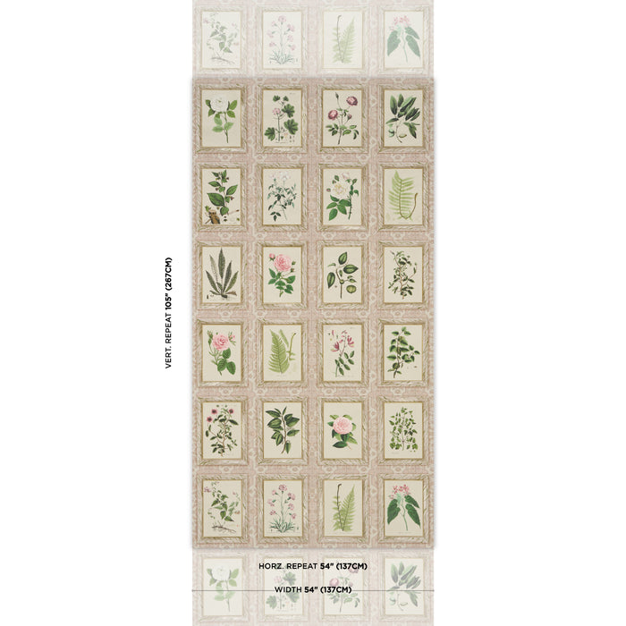 Schumacher Garden'S Trust Blushed Oyster Wallpaper 5018310