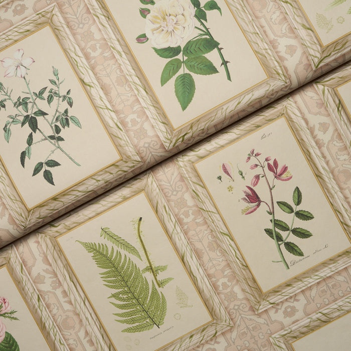 Schumacher Garden'S Trust Blushed Oyster Wallpaper Sample 5018310