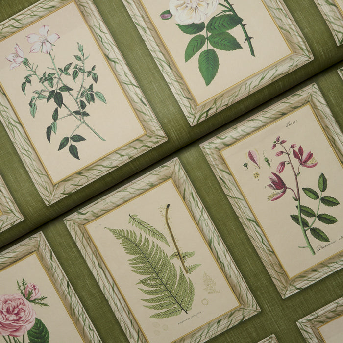 Schumacher Garden'S Trust English Green Wallpaper Sample 5018311