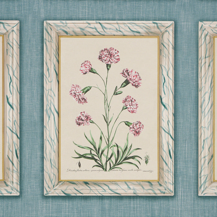 Schumacher Garden'S Trust Porcelain Blue Wallpaper Sample 5018312