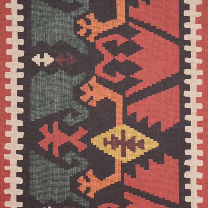 Schumacher Sahane Pomegranate Red Wallpaper 5018320