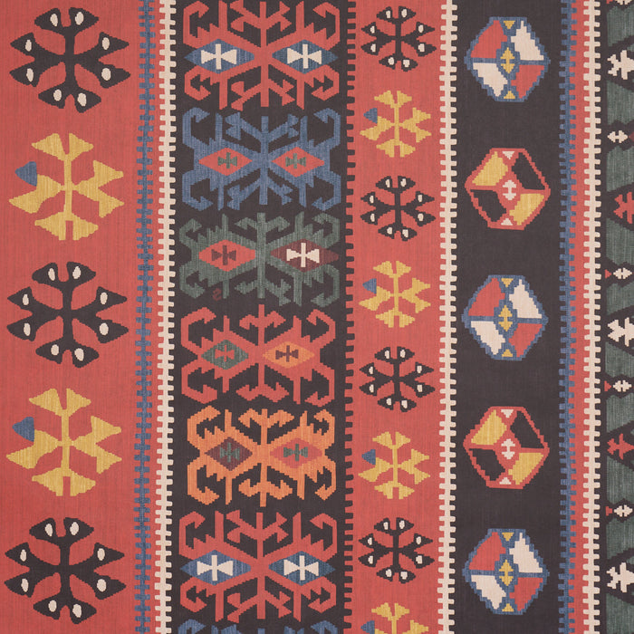 Schumacher Sahane Pomegranate Red Wallpaper Sample 5018320